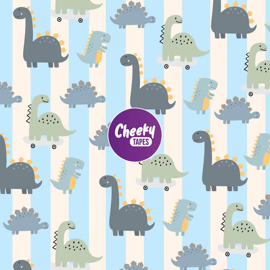 Striped Dinosaur Tape