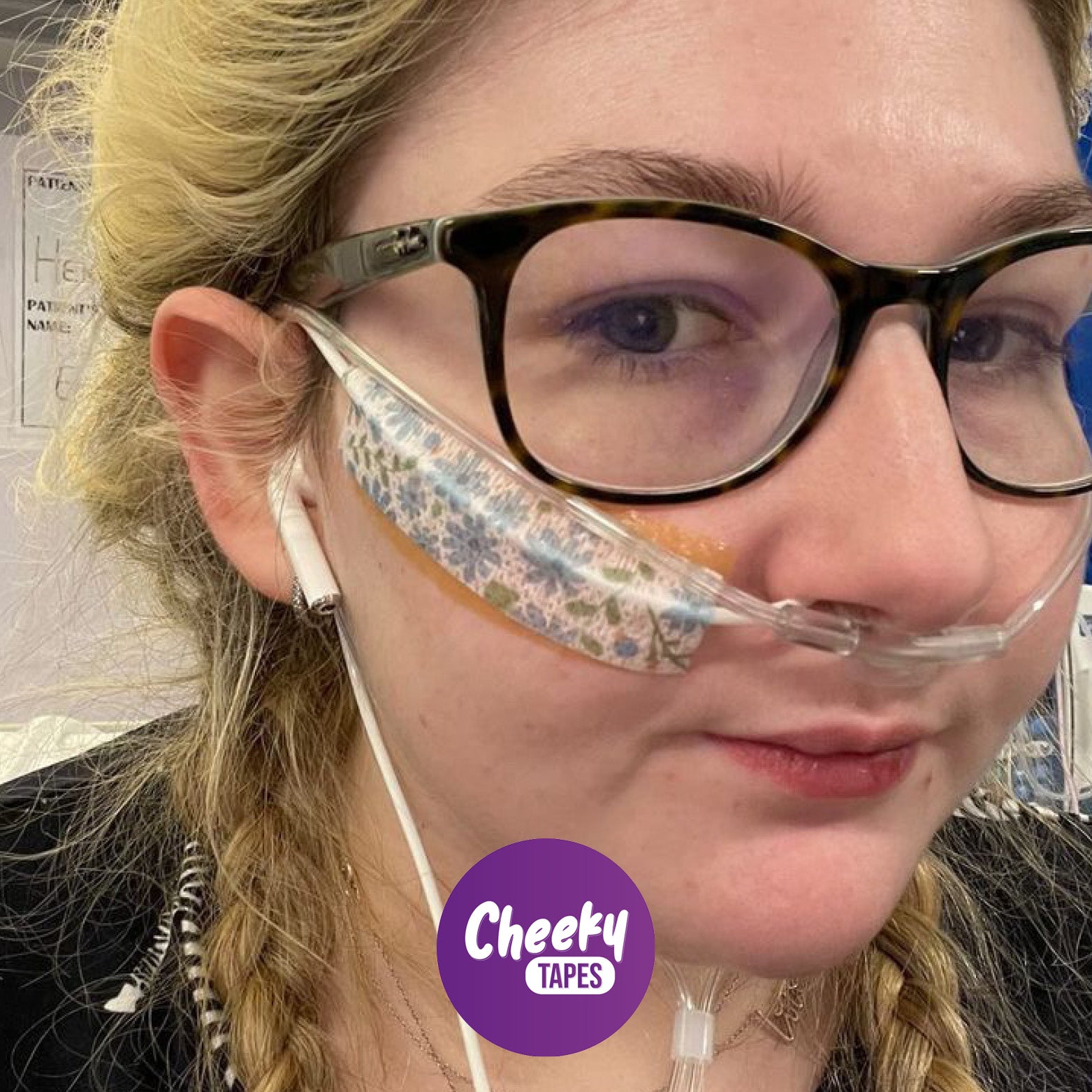 Blue Flowers Tape image 2