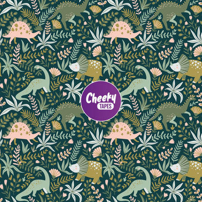 Green Dinosaurs Tape image 0