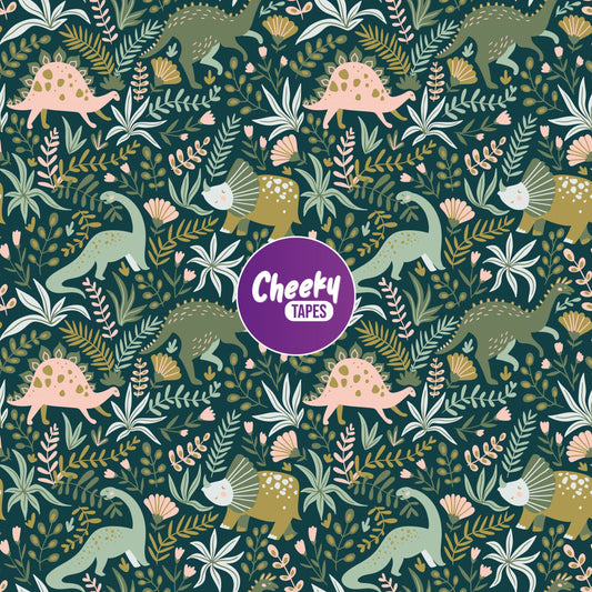 Green Dinosaurs Tape image 0