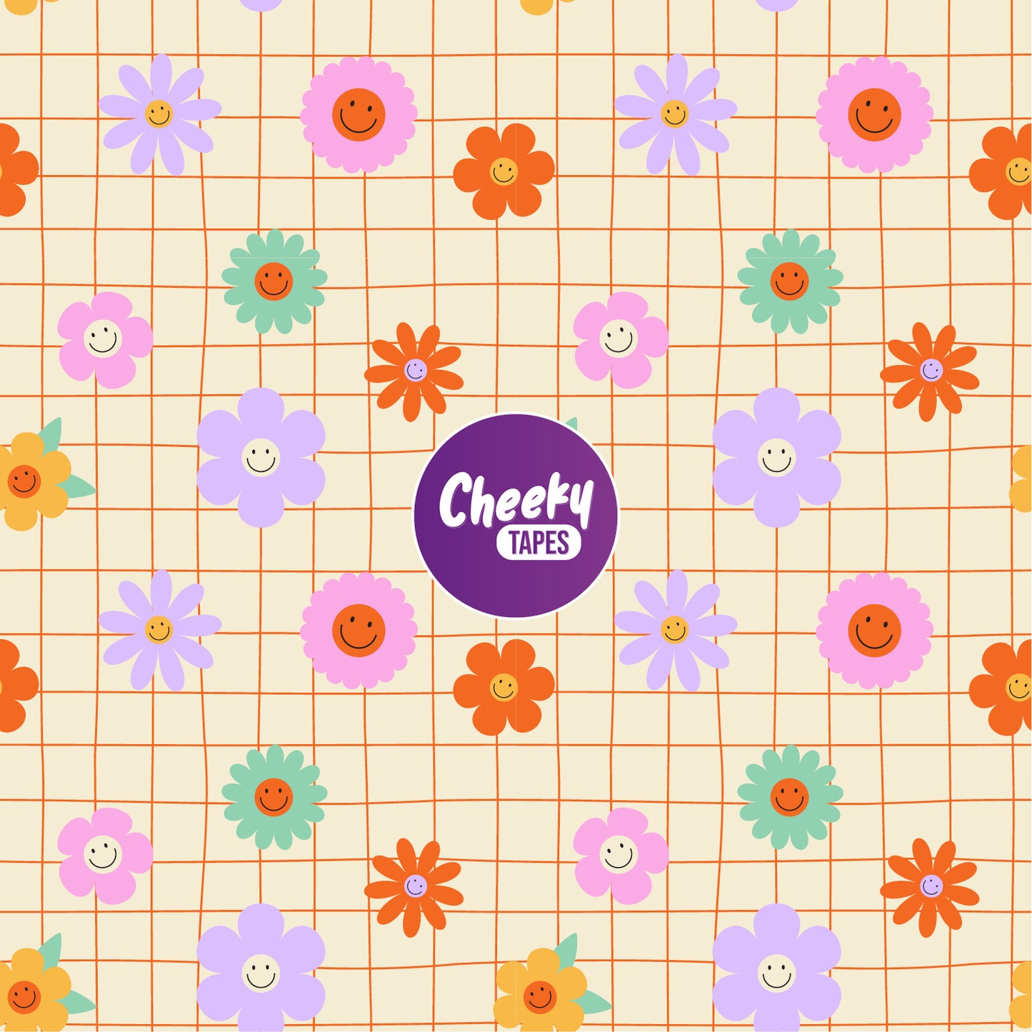 Funky Flowers Tape image 0