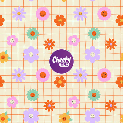 Funky Flowers Tape image 0