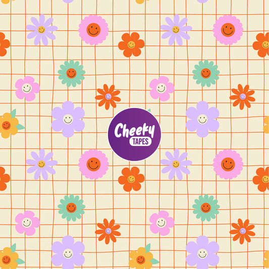 Funky Flowers Tape image 0