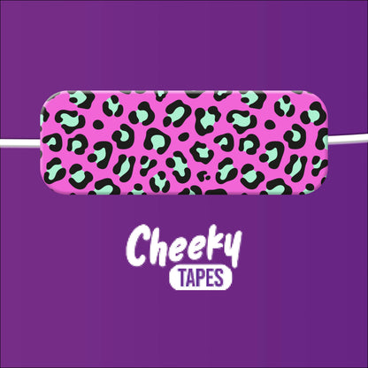 Pink & Green Leopard Print Tape image 1