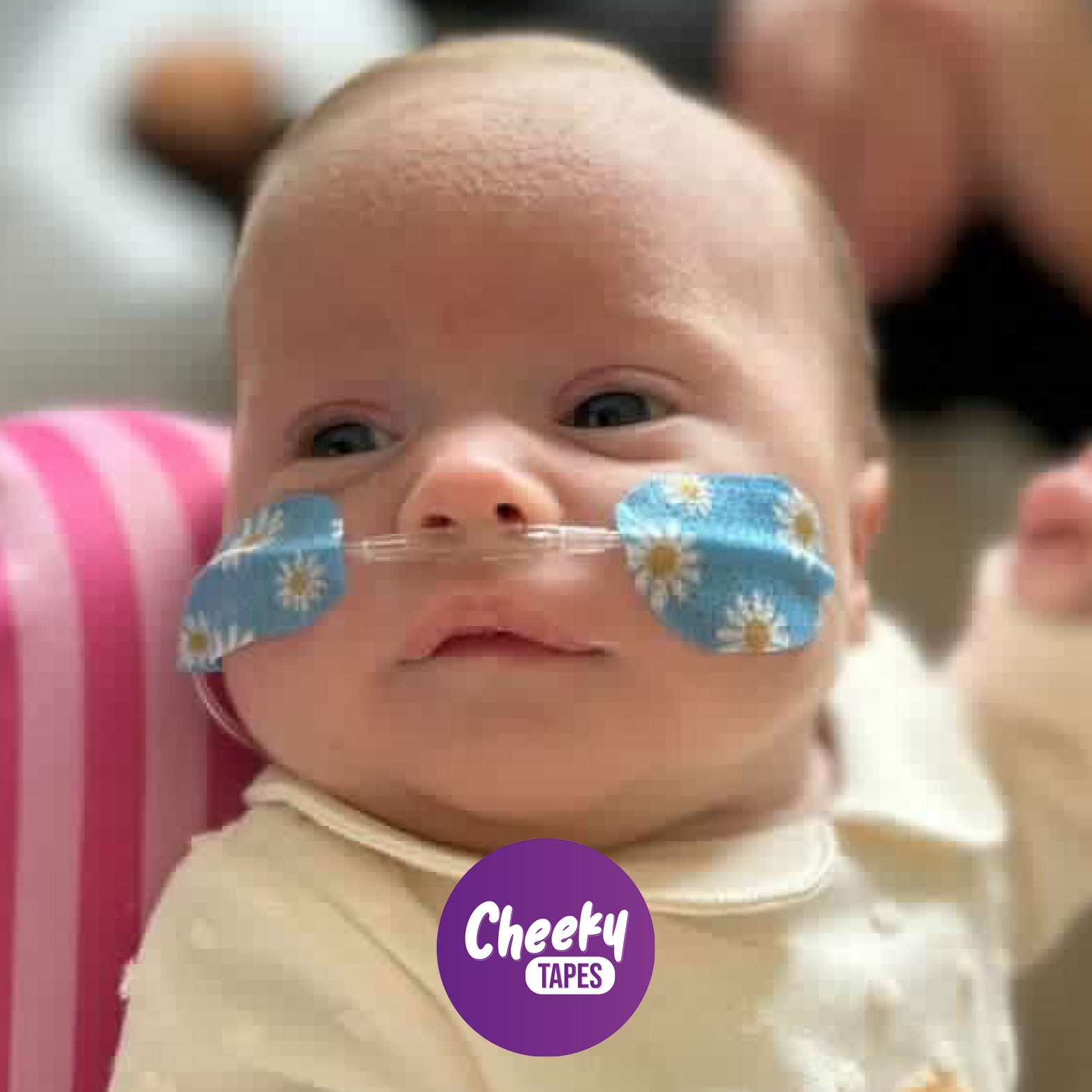 Bright Blue Daisies Tape image 2