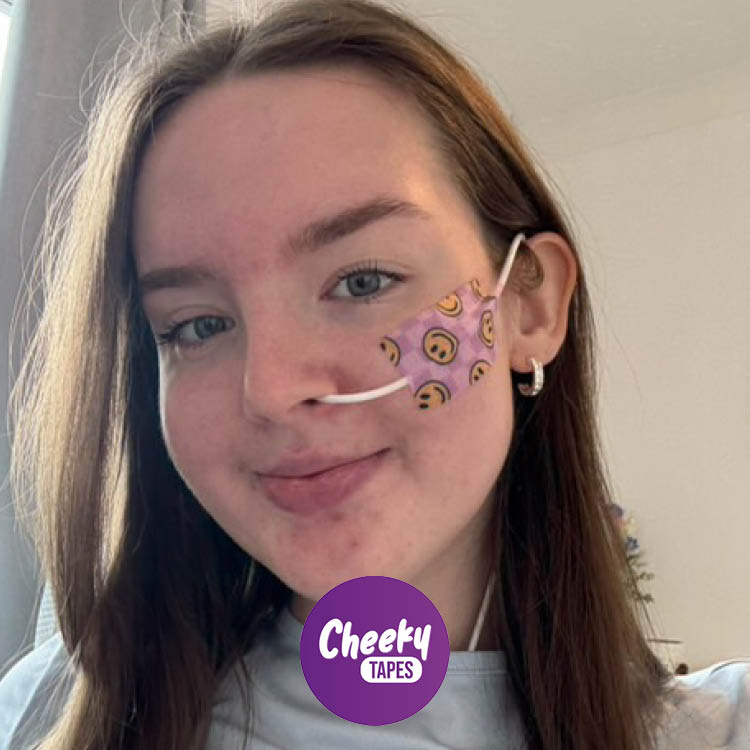 Purple Check Smiles Tape image 2