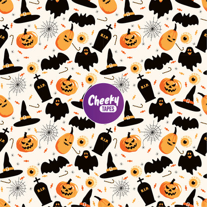 Pumpkins & Ghosts Halloween Tape image 0