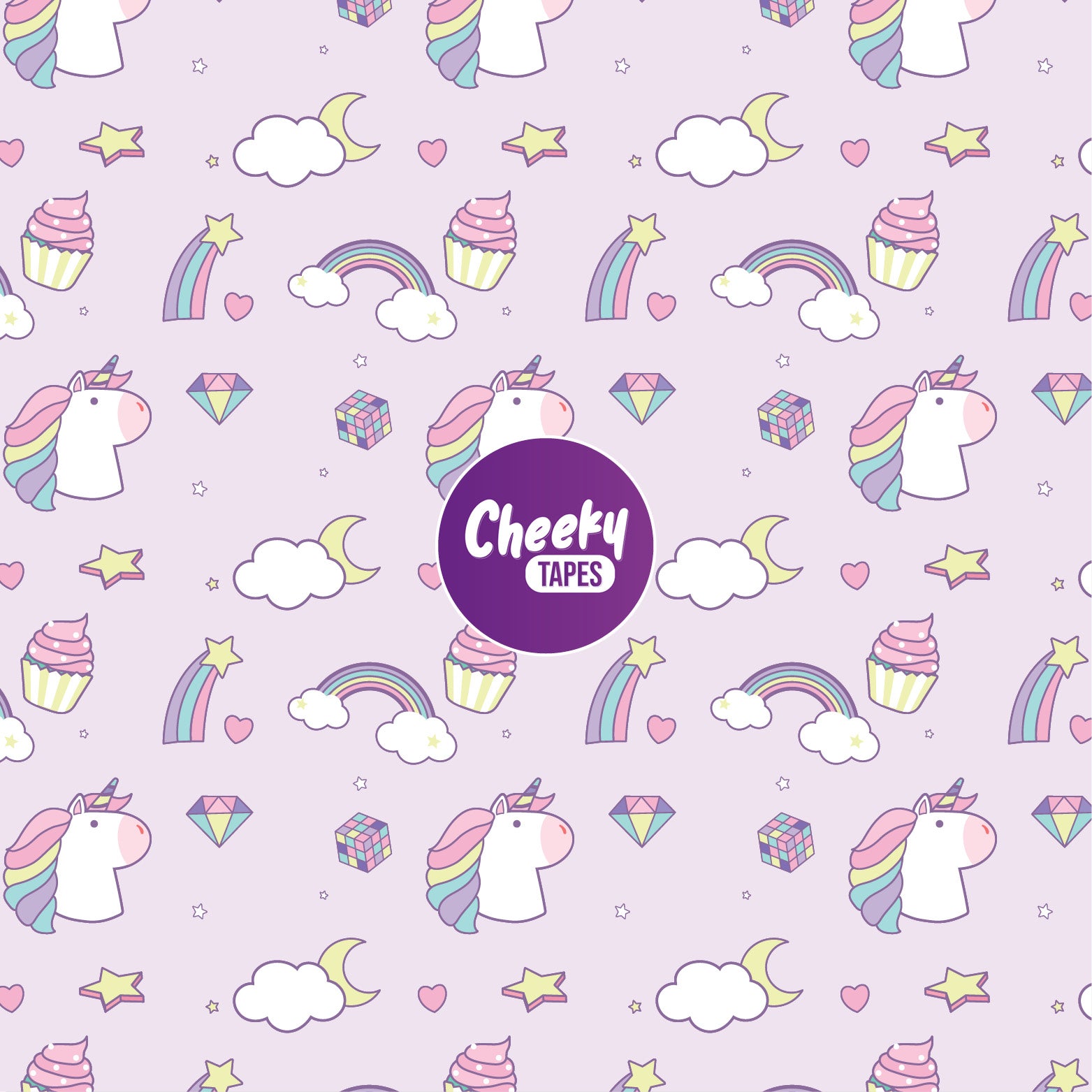 Unicorns & Rainbows Tape image 0