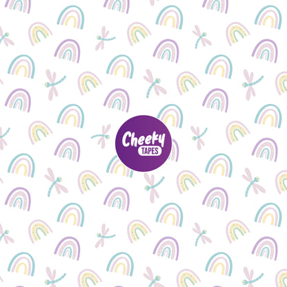 Rainbow & Dragonfly Tape image 0