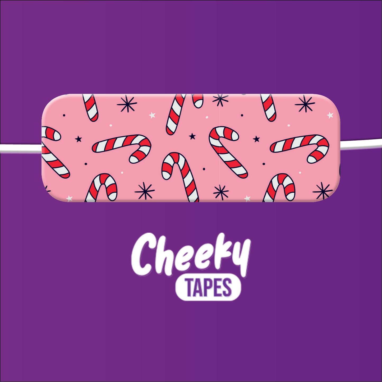 Pink Candy Canes Tape image 1
