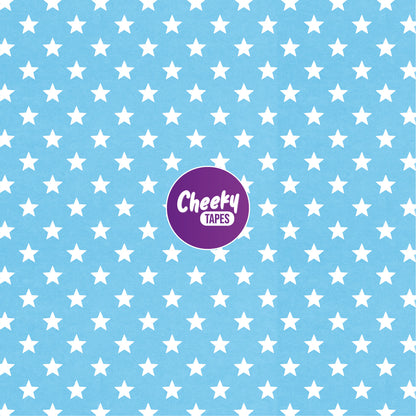 Custom Colour Stars Tape - Light Blue image