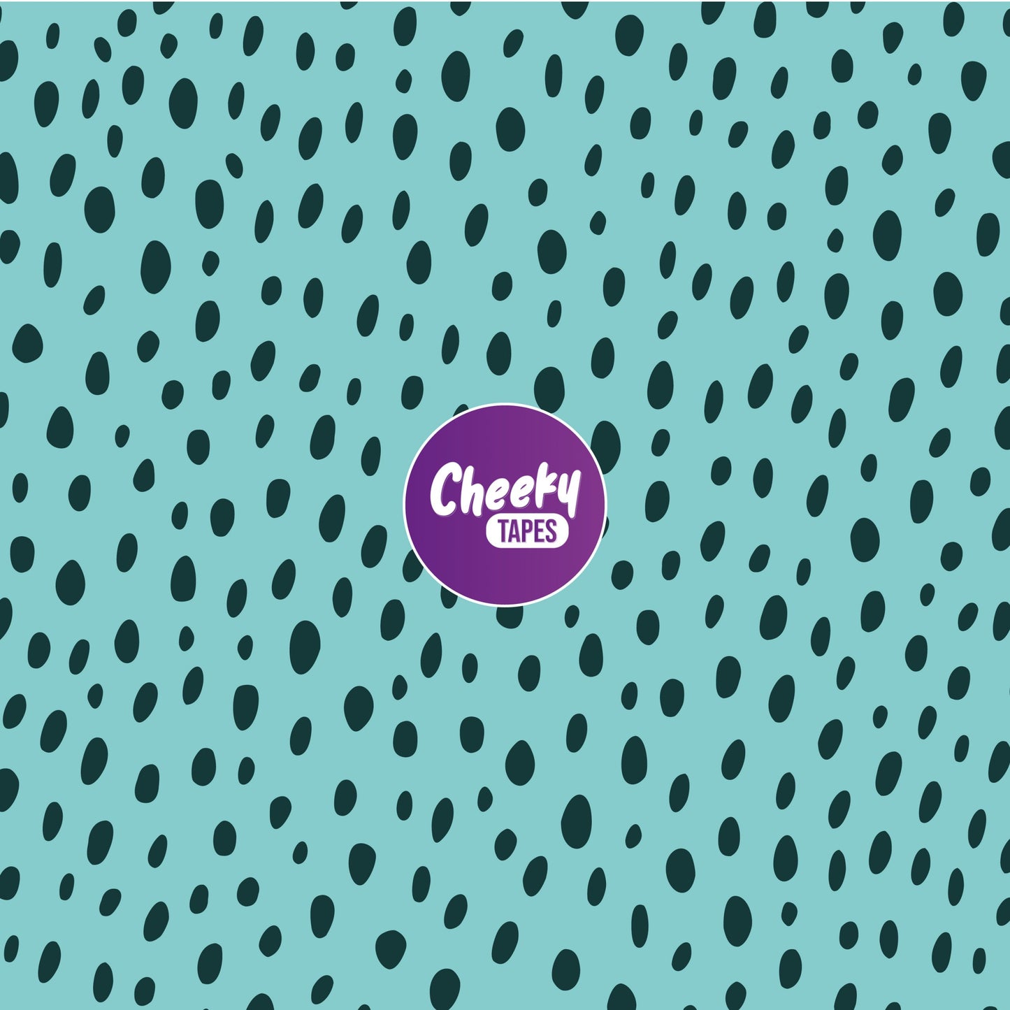 Teal Spots Tape image 0