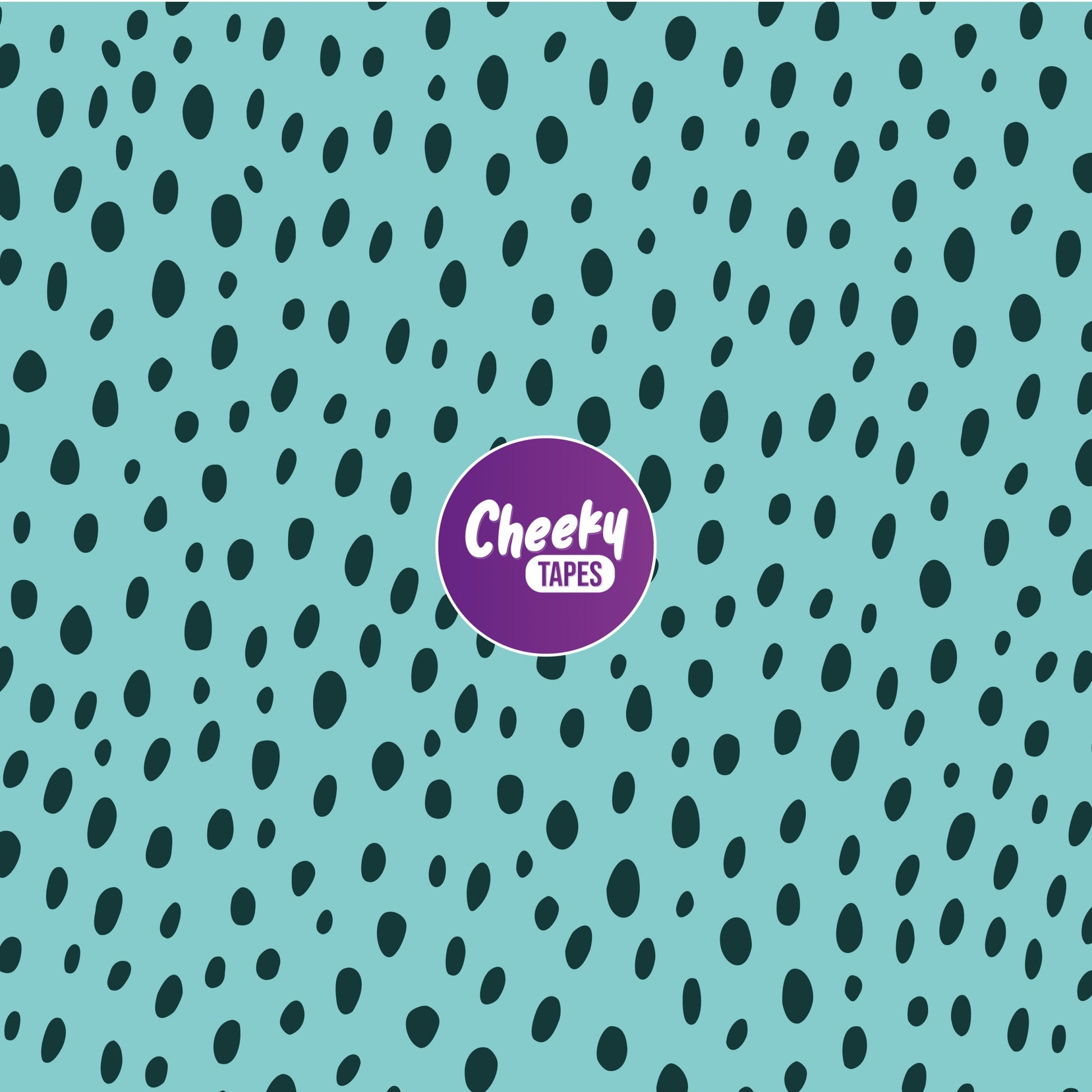 Teal Spots Tape image 0