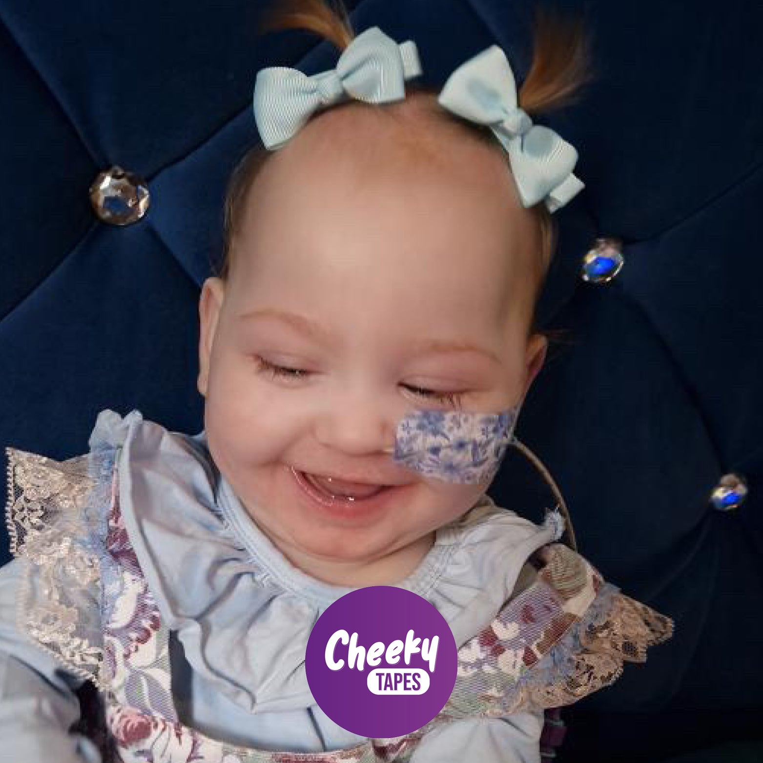 Blue Wildflowers Tape image 2