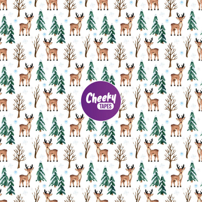 Reindeers & Christmas Trees Tape image 0