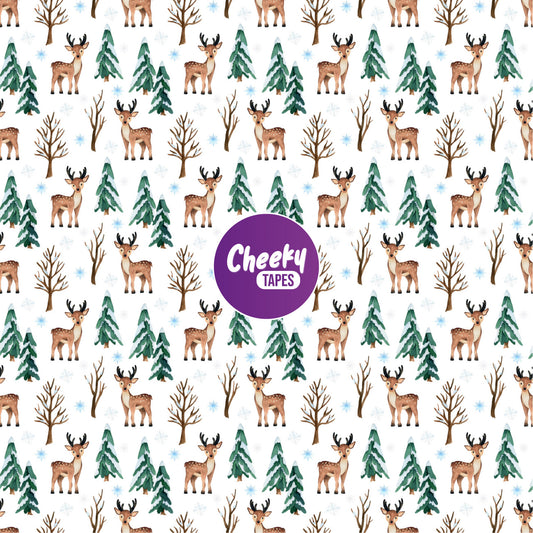 Reindeers & Christmas Trees Tape image 0