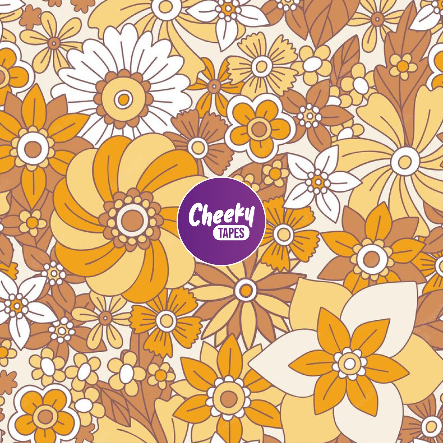 Retro Floral Tape image 0