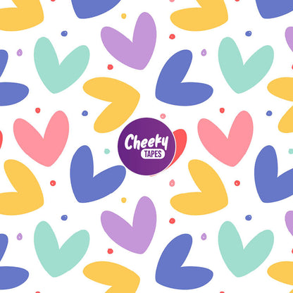 Colourful Hearts Tape image 0