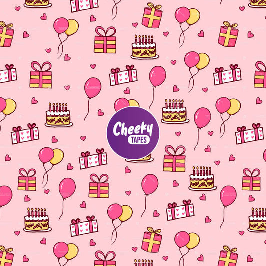 Pink Birthday Tape image 0