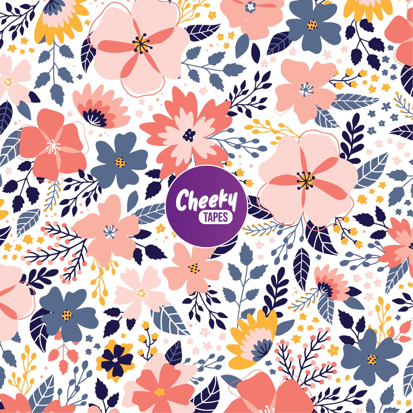 Pink Wildflowers Tape image 0