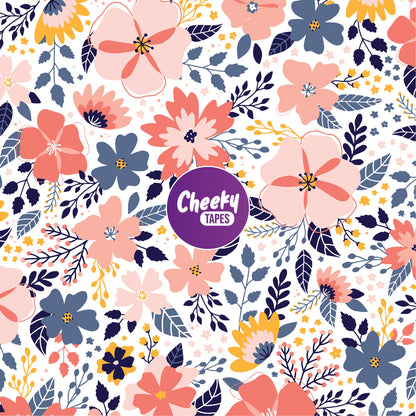 Pink Wildflowers Tape image 0