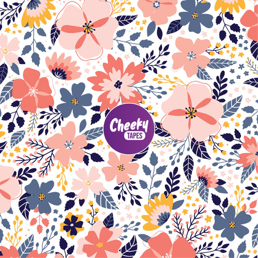 Pink Wildflowers Tape image 0
